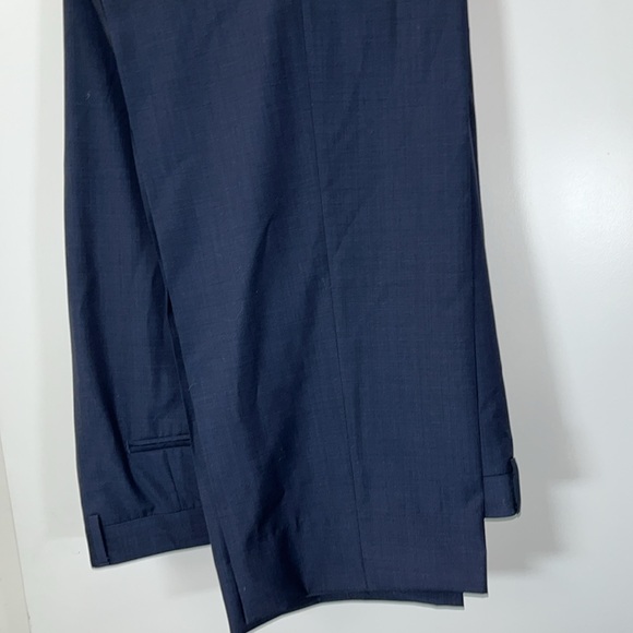 Canali Dress Pants Like New, Size 40” Waist and 33” Inseam.100% Wool, Navy Blue - Picture 6 of 16